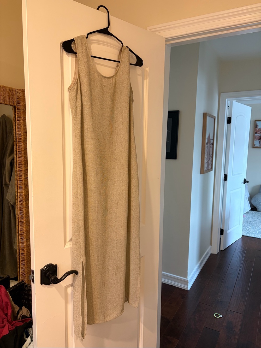 Fashion Bug Sleeveless Cream Maxi Dress
